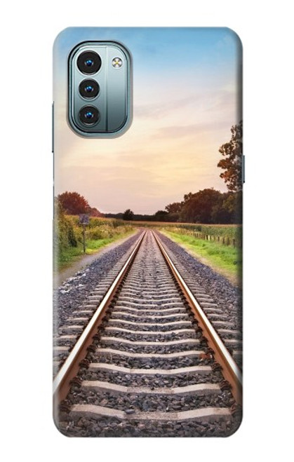 S3866 Railway Straight Train Track Funda Carcasa Case para Nokia G11, G21