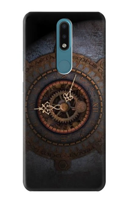 S3908 Vintage Clock Funda Carcasa Case para Nokia 2.4