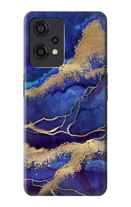 S3906 Navy Blue Purple Marble Funda Carcasa Case para OnePlus Nord CE 2 Lite 5G