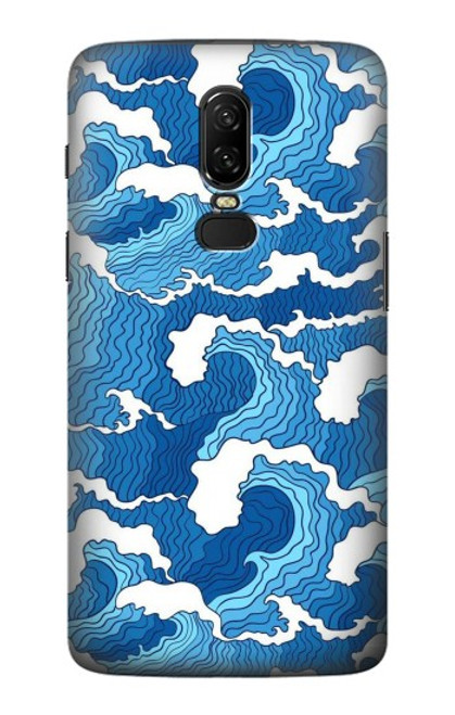 S3901 Aesthetic Storm Ocean Waves Funda Carcasa Case para OnePlus 6