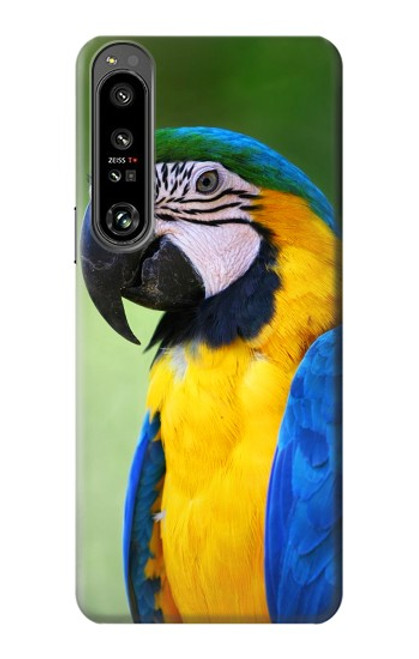 S3888 Macaw Face Bird Funda Carcasa Case para Sony Xperia 1 IV