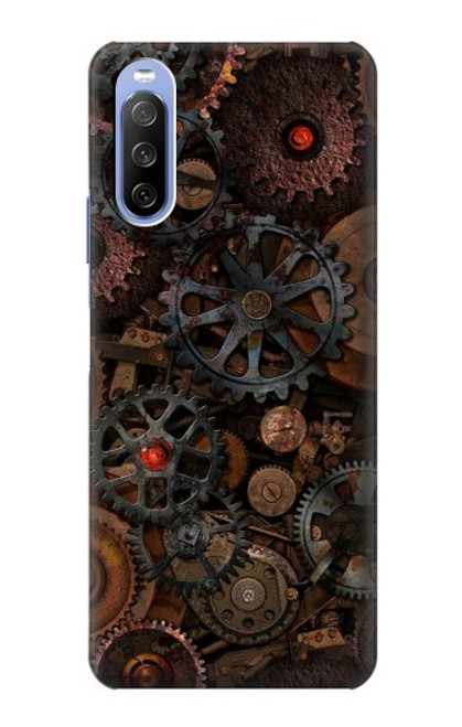 S3884 Steampunk Mechanical Gears Funda Carcasa Case para Sony Xperia 10 III Lite