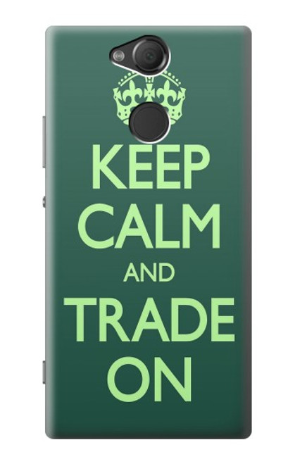 S3862 Keep Calm and Trade On Funda Carcasa Case para Sony Xperia XA2