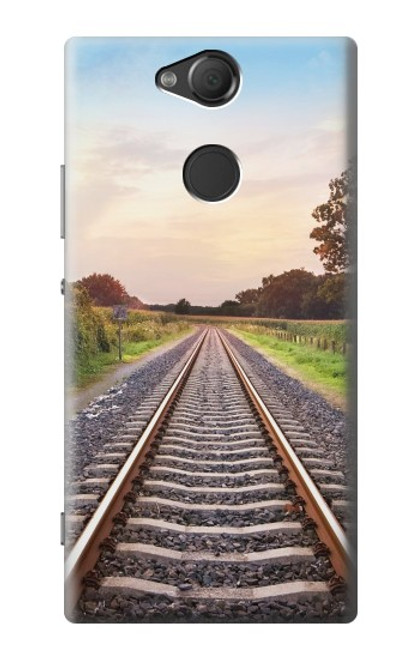 S3866 Railway Straight Train Track Funda Carcasa Case para Sony Xperia XA2