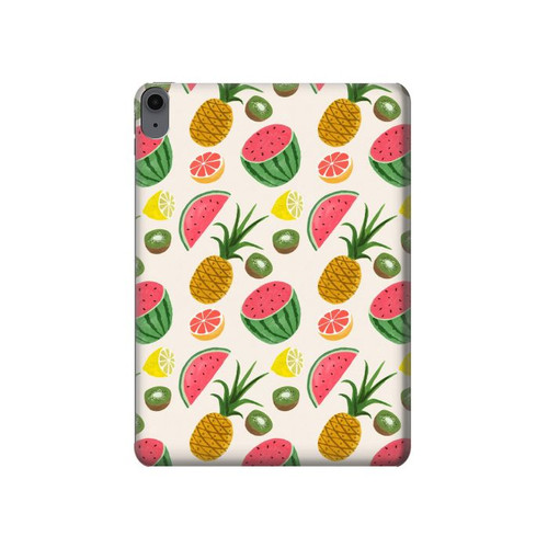 S3883 Fruit Pattern Funda Carcasa Case para iPad Air (2022, 2020), Air 11 (2024), Pro 11 (2022)