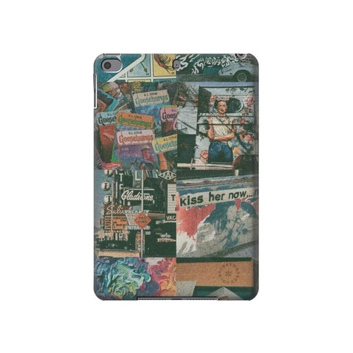 S3909 Vintage Poster Funda Carcasa Case para iPad mini 4, iPad mini 5, iPad mini 5 (2019)