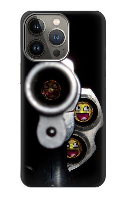 S1109 Smile Bullet Gun Funda Carcasa Case para iPhone 14 Pro