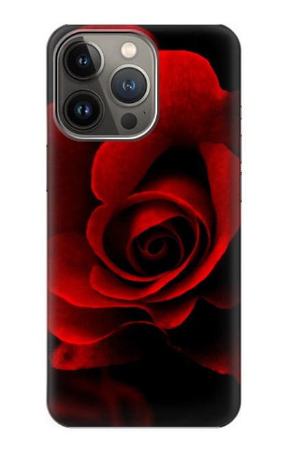 S2898 Red Rose Funda Carcasa Case para iPhone 14 Pro