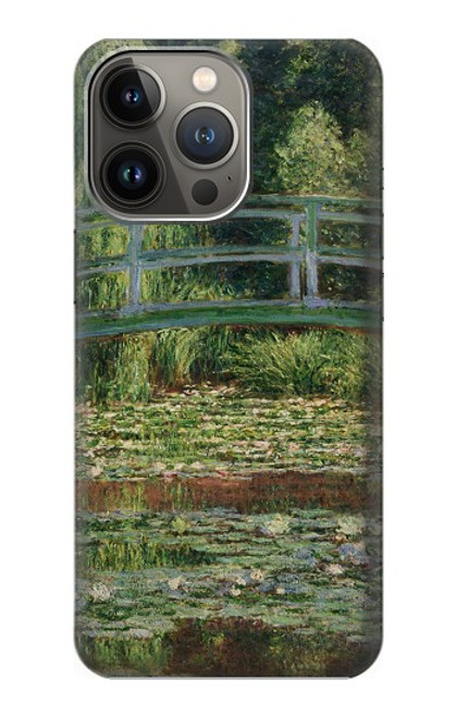 S3674 Claude Monet Footbridge and Water Lily Pool Funda Carcasa Case para iPhone 14 Pro