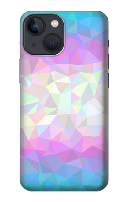 S3747 Trans Flag Polygon Funda Carcasa Case para iPhone 14 Plus