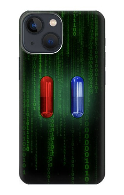 S3816 Red Pill Blue Pill Capsule Funda Carcasa Case para iPhone 14 Plus