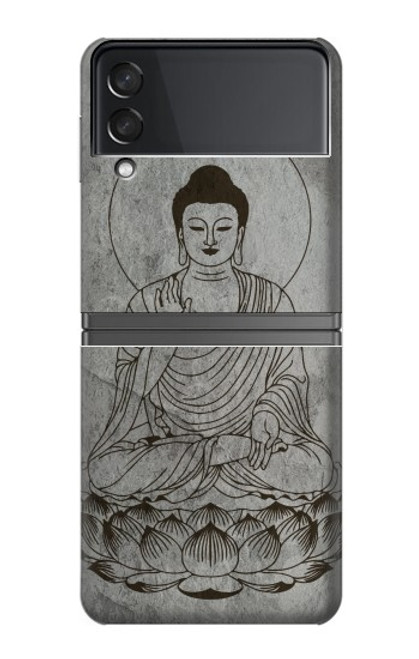 S3873 Buddha Line Art Funda Carcasa Case para Samsung Galaxy Z Flip 4