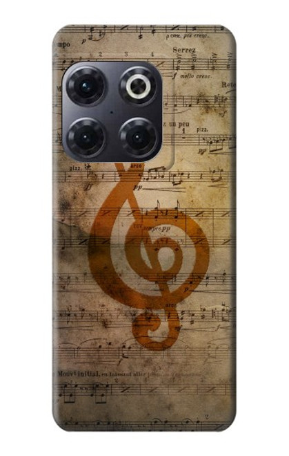 S2368 Sheet Music Notes Funda Carcasa Case para OnePlus 10T