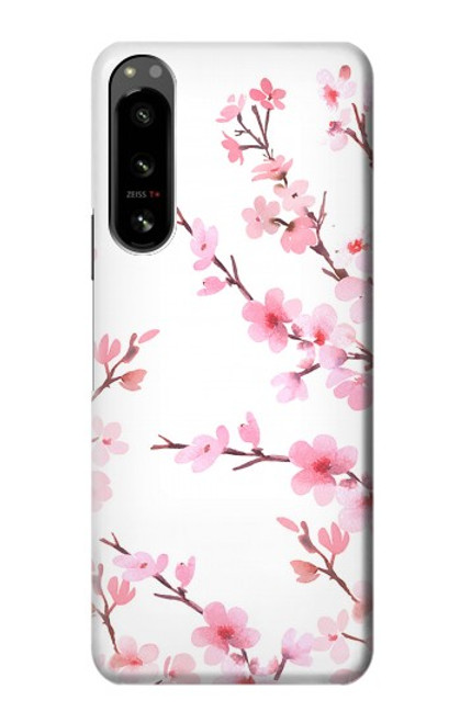 S3707 Pink Cherry Blossom Spring Flower Funda Carcasa Case para Sony Xperia 5 IV