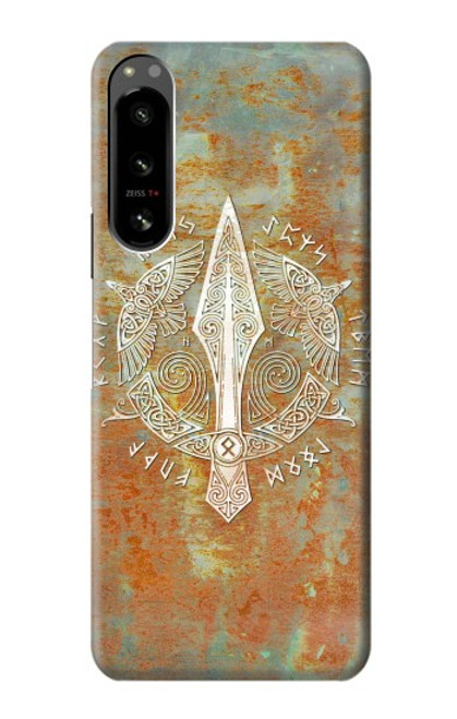 S3827 Gungnir Spear of Odin Norse Viking Symbol Funda Carcasa Case para Sony Xperia 5 IV