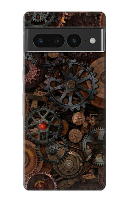 S3884 Steampunk Mechanical Gears Funda Carcasa Case para Google Pixel 7 Pro