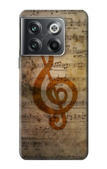 S2368 Sheet Music Notes Funda Carcasa Case para OnePlus Ace Pro