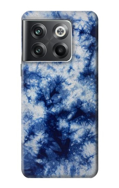 S3439 Fabric Indigo Tie Dye Funda Carcasa Case para OnePlus Ace Pro