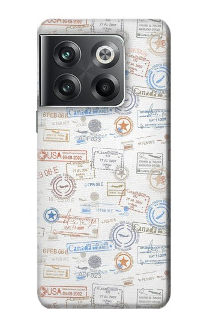 S3903 Travel Stamps Funda Carcasa Case para OnePlus Ace Pro