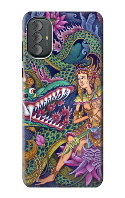 S1240 Bali Painting Funda Carcasa Case para Motorola Moto G Power 2022, G Play 2023