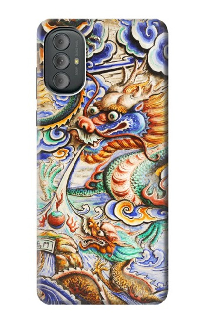 S2584 Traditional Chinese Dragon Art Funda Carcasa Case para Motorola Moto G Power 2022, G Play 2023