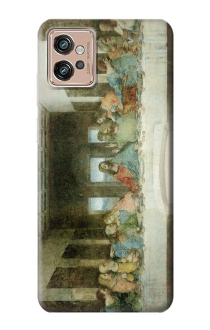 S0173 Leonardo DaVinci The Last Supper Funda Carcasa Case para Motorola Moto G32