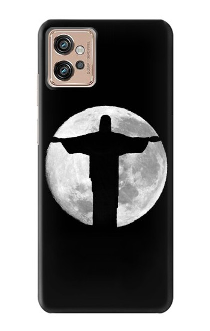 S2511 Jesus Statue Christ Rio de Janeiro Funda Carcasa Case para Motorola Moto G32