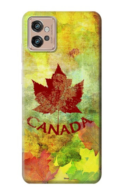 S2523 Canada Autumn Maple Leaf Funda Carcasa Case para Motorola Moto G32