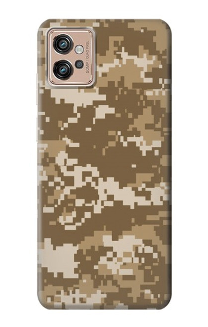 S3294 Army Desert Tan Coyote Camo Camouflage Funda Carcasa Case para Motorola Moto G32