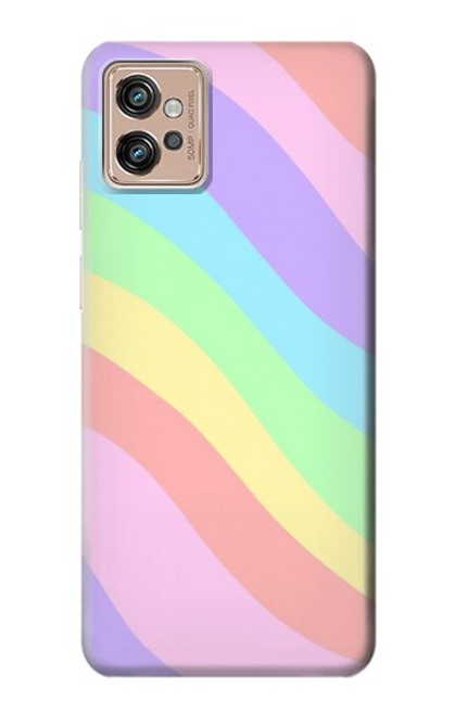 S3810 Pastel Unicorn Summer Wave Funda Carcasa Case para Motorola Moto G32