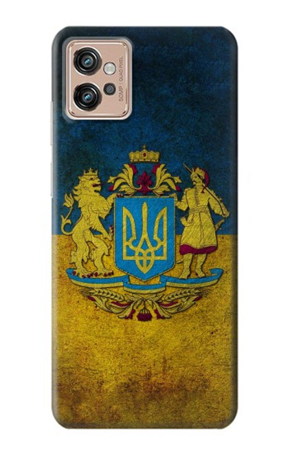S3858 Ukraine Vintage Flag Funda Carcasa Case para Motorola Moto G32