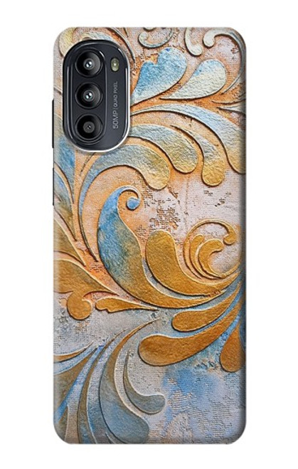 S3875 Canvas Vintage Rugs Funda Carcasa Case para Motorola Moto G52, G82 5G