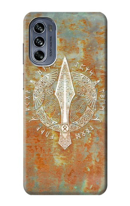 S3827 Gungnir Spear of Odin Norse Viking Symbol Funda Carcasa Case para Motorola Moto G62 5G