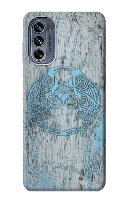 S3829 Huginn And Muninn Twin Ravens Norse Funda Carcasa Case para Motorola Moto G62 5G