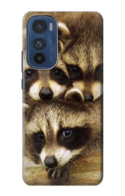 S0977 Baby Raccoons Funda Carcasa Case para Motorola Edge 30