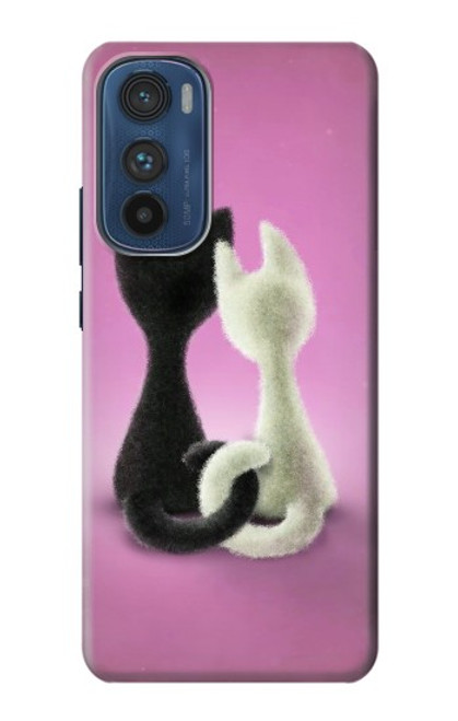 S1832 Love Cat Funda Carcasa Case para Motorola Edge 30