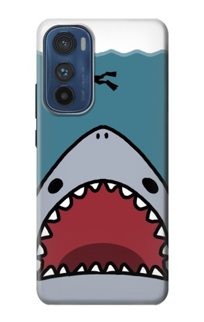 S3825 Cartoon Shark Sea Diving Funda Carcasa Case para Motorola Edge 30