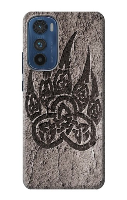 S3832 Viking Norse Bear Paw Berserkers Rock Funda Carcasa Case para Motorola Edge 30