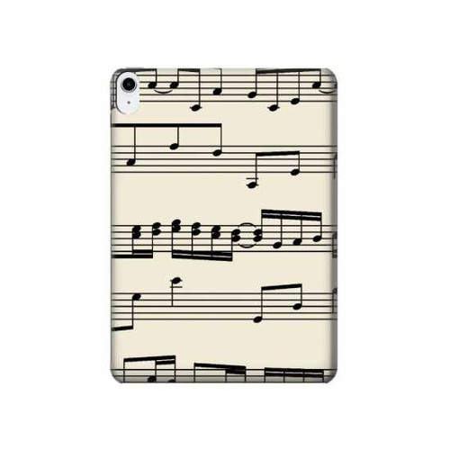 S3082 Music Sheet Funda Carcasa Case para iPad 10.9 (2022)