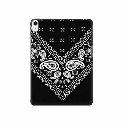 S3363 Bandana Black Pattern Funda Carcasa Case para iPad 10.9 (2022)