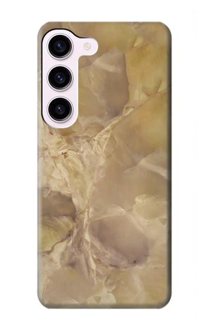 S3240 Yellow Marble Stone Funda Carcasa Case para Samsung Galaxy S23