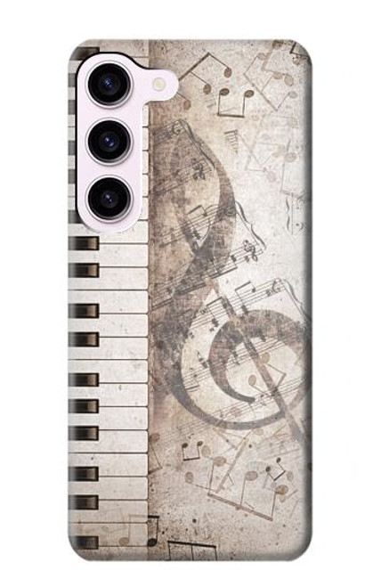 S3390 Music Note Funda Carcasa Case para Samsung Galaxy S23