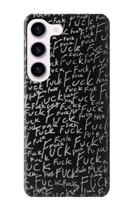 S3478 Funny Words Blackboard Funda Carcasa Case para Samsung Galaxy S23