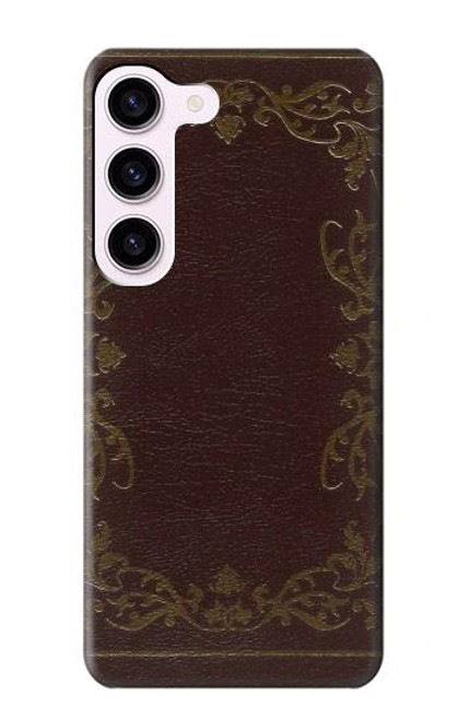 S3553 Vintage Book Cover Funda Carcasa Case para Samsung Galaxy S23