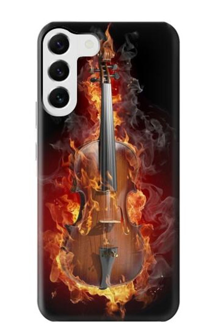 S0864 Fire Violin Funda Carcasa Case para Samsung Galaxy S23 Plus