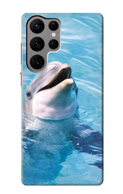 S1291 Dolphin Funda Carcasa Case para Samsung Galaxy S23 Ultra