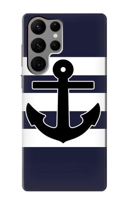 S2758 Anchor Navy Funda Carcasa Case para Samsung Galaxy S23 Ultra