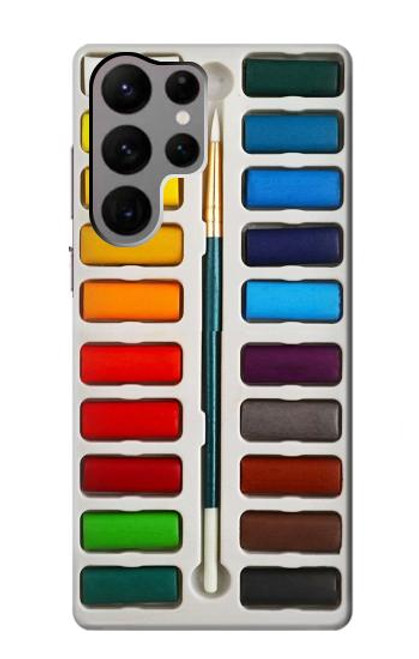 S3243 Watercolor Paint Set Funda Carcasa Case para Samsung Galaxy S23 Ultra