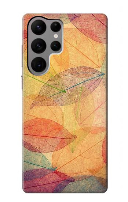 S3686 Fall Season Leaf Autumn Funda Carcasa Case para Samsung Galaxy S23 Ultra