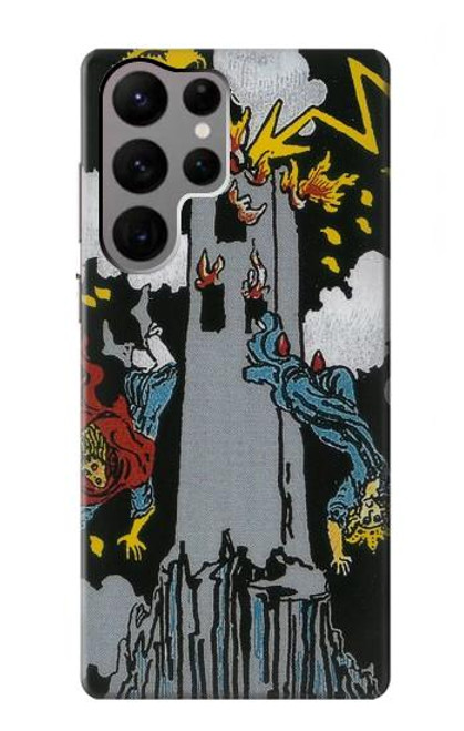 S3745 Tarot Card The Tower Funda Carcasa Case para Samsung Galaxy S23 Ultra